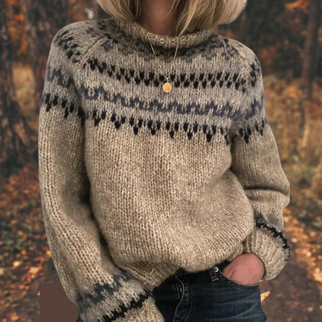 Astrid™ | Kvinnors nordisk tricot-pull