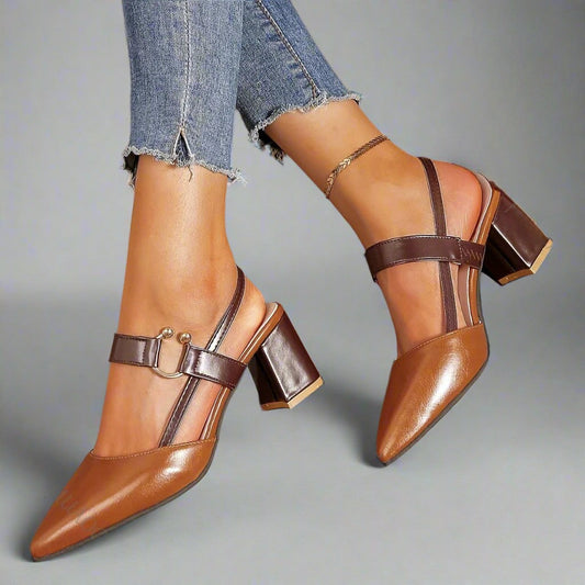 Elvira | Henley Leather Heels