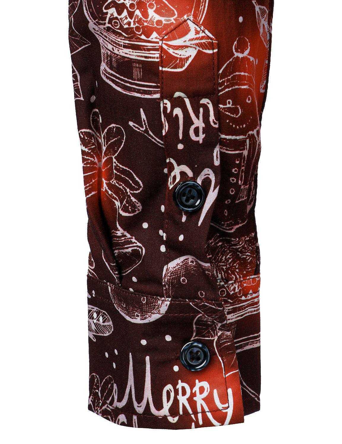 Herrens jul långärmad bomullsklänning