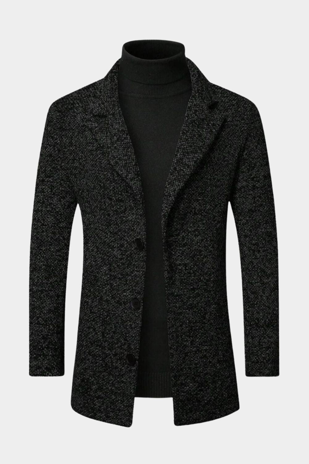 Vintagekappa | Premium texturerad ullblandning