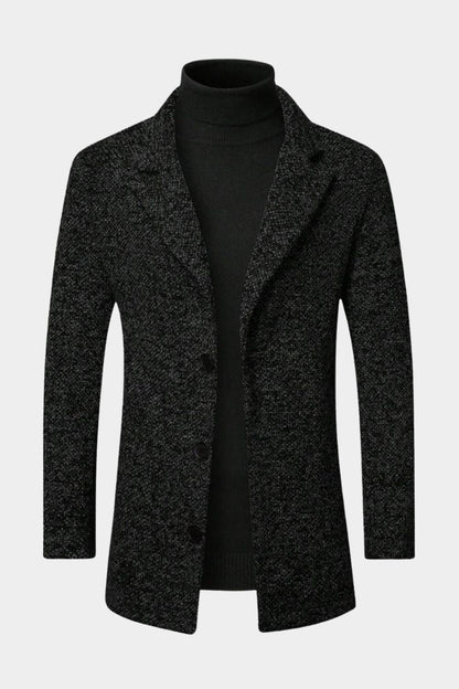 Vintagekappa | Premium texturerad ullblandning