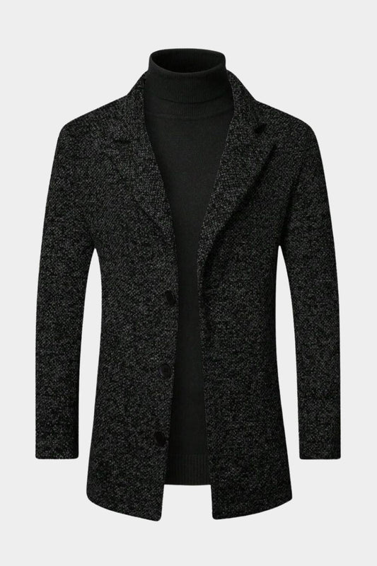 Vintagekappa | Premium texturerad ullblandning