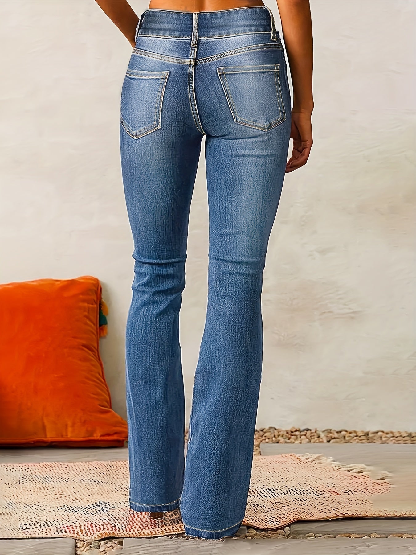 Aya | Högmidjade vida jeans