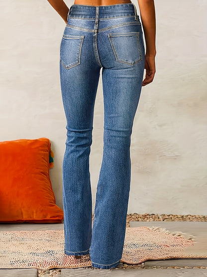Aya | Högmidjade vida jeans