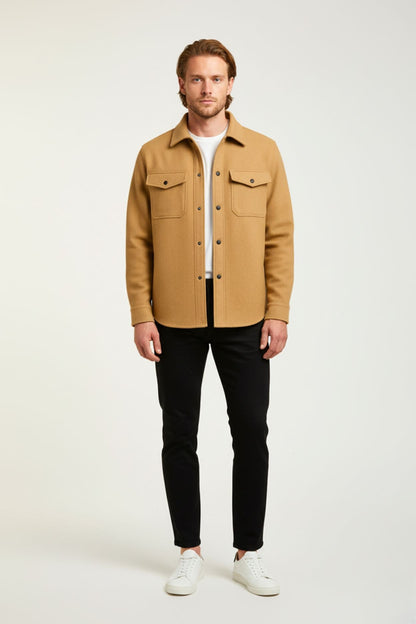 Signatur | Beige överskjorta