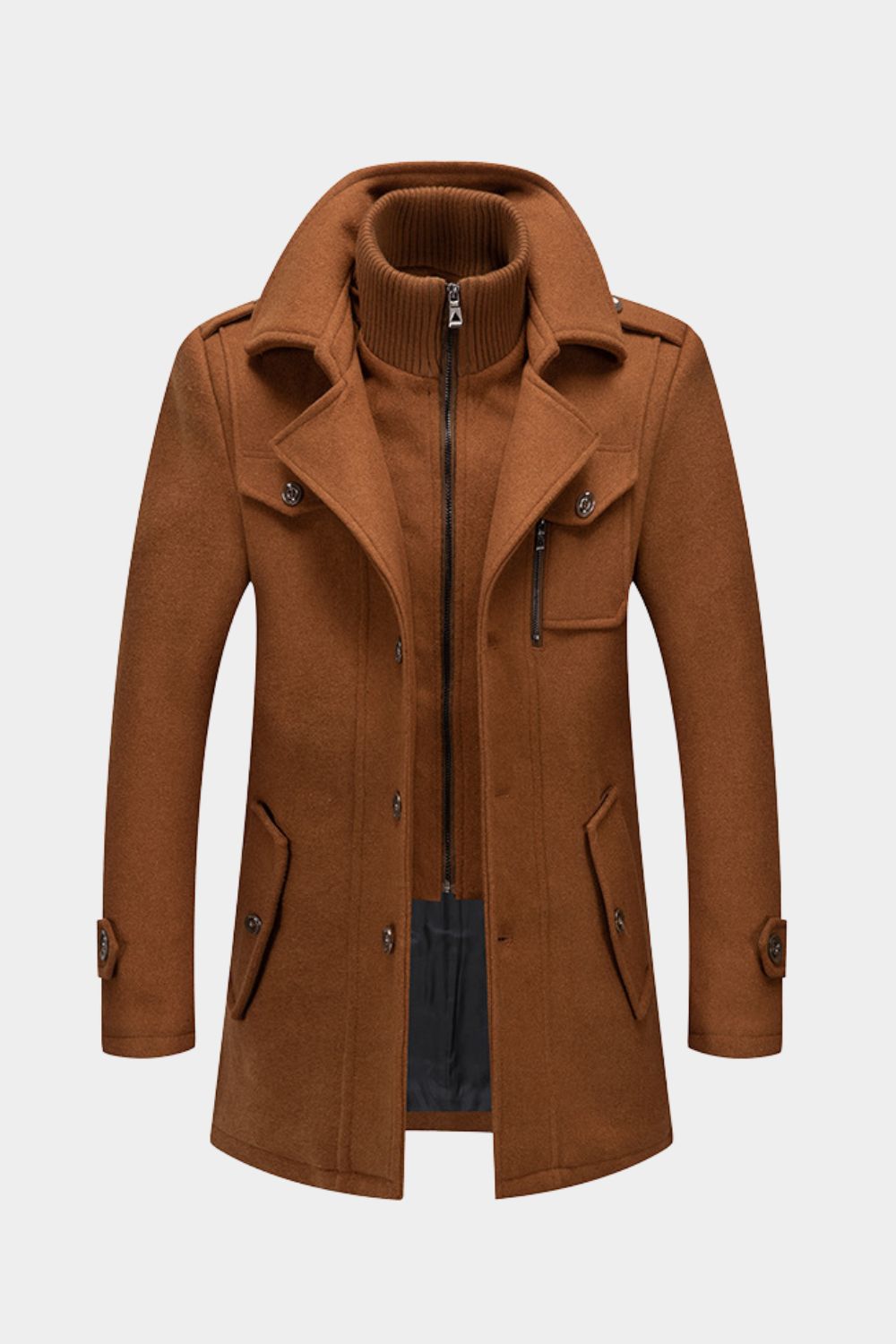 Rumänsk kappa | Premium ullblandning