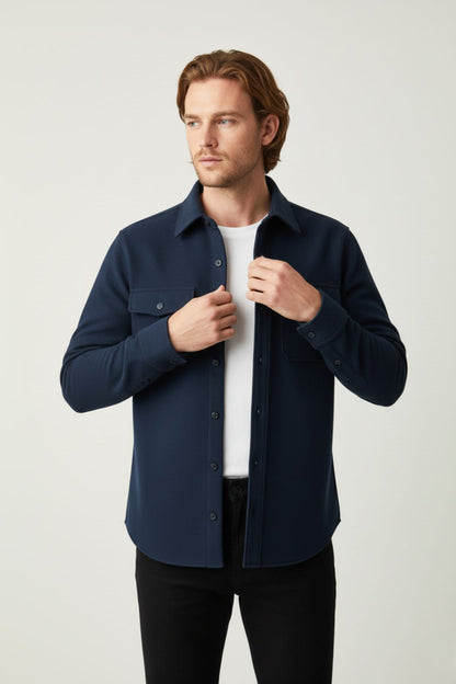 Signatur | Marinblå överskjorta