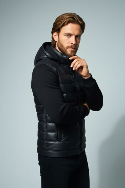 Midnattsjacka | Hybridjacka med huva