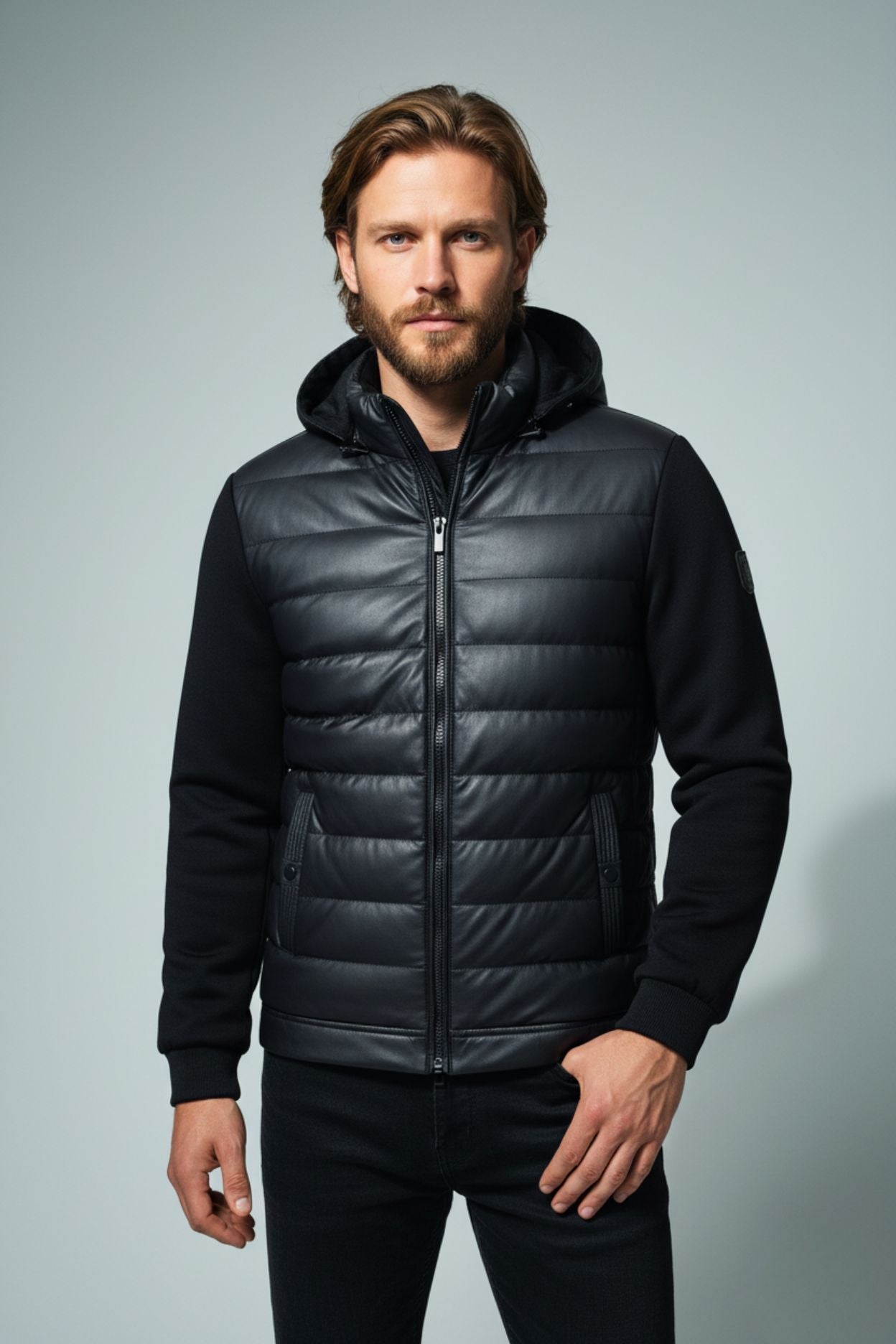 Midnattsjacka | Hybridjacka med huva