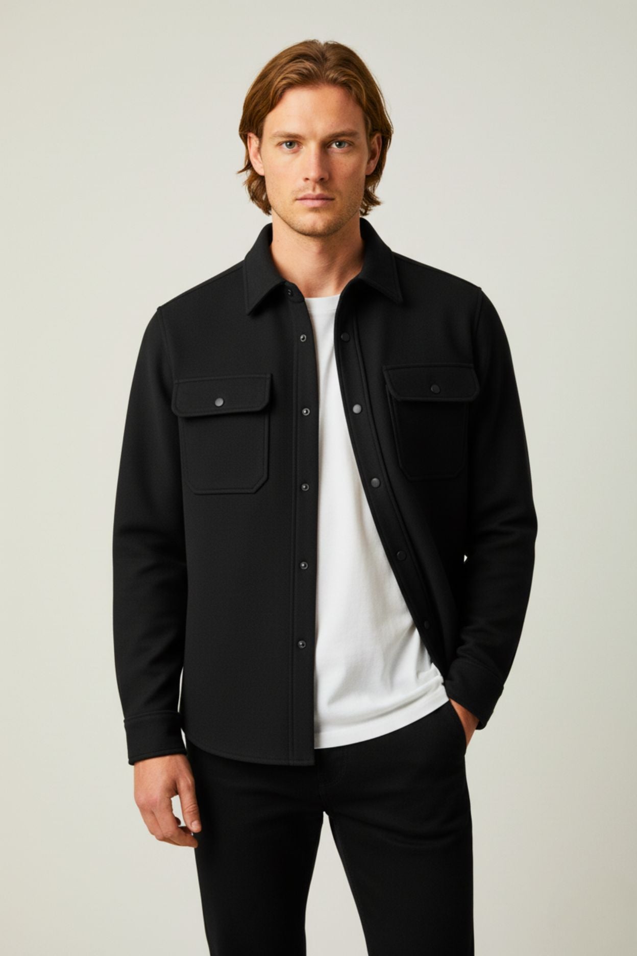 Signatur | Svart överskjorta