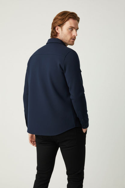 Signatur | Marinblå överskjorta