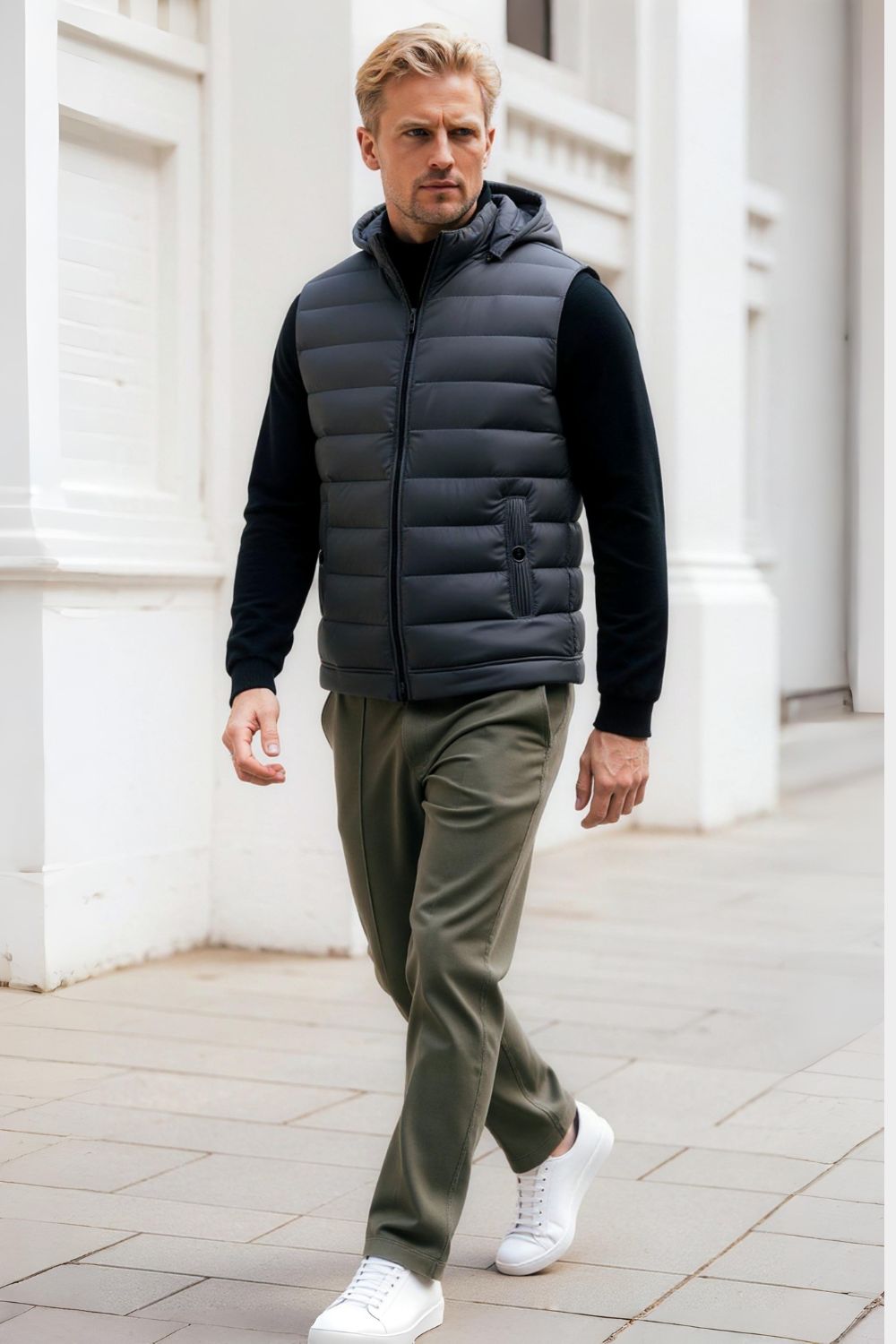 Urban Jacka | Hybridjacka med huva