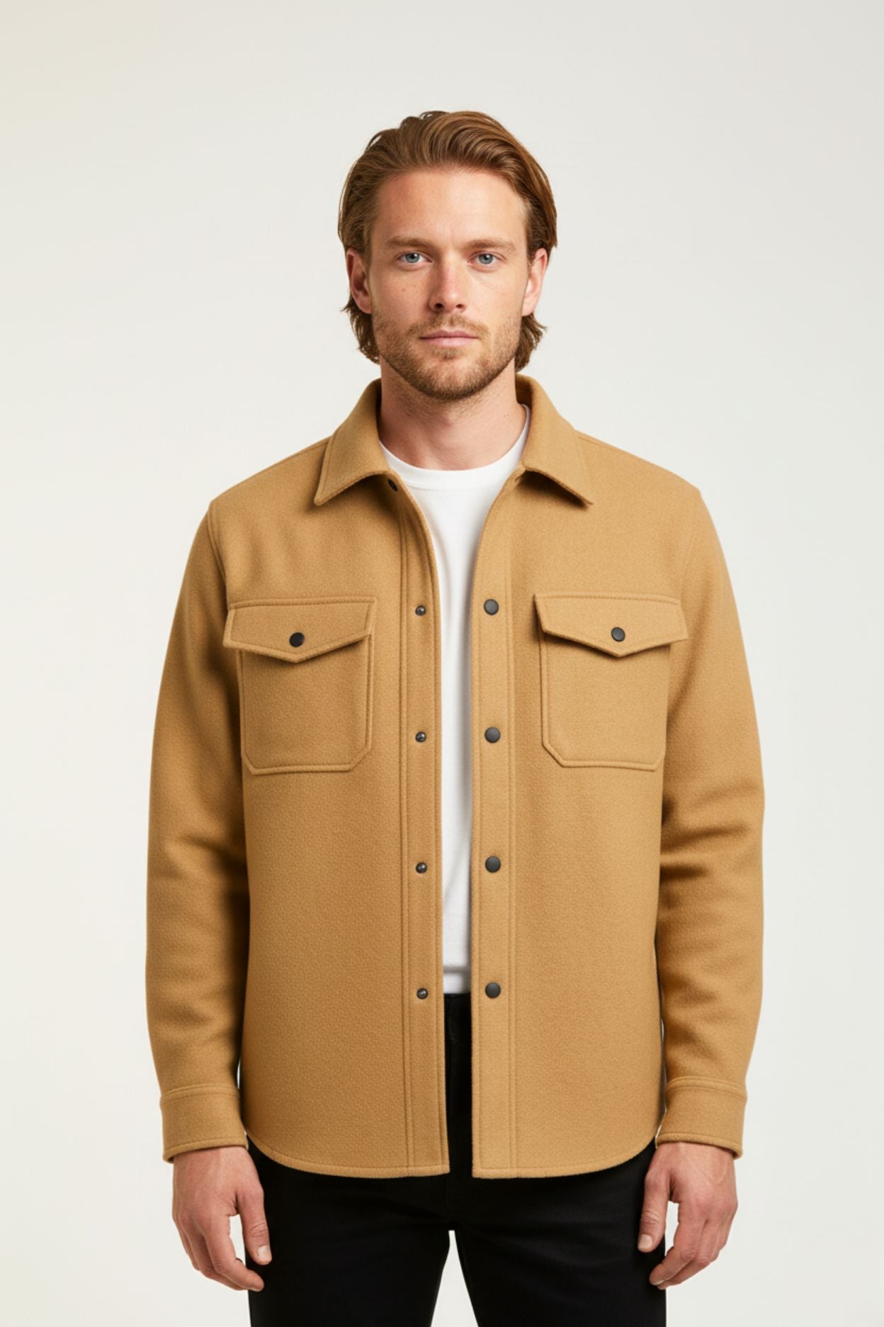 Signatur | Beige överskjorta