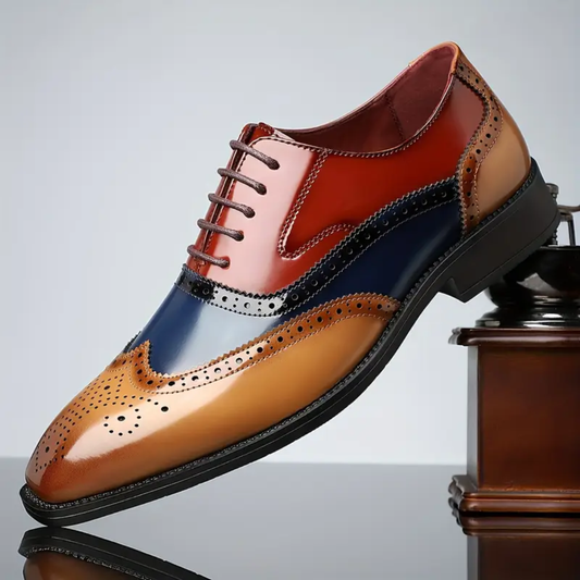 Harry | Vintage Wingtip Oxfordskor