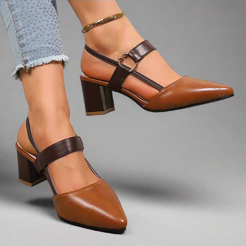 Elvira | Henley Leather Heels