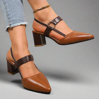 Elvira | Henley Leather Heels