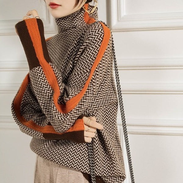 Marieke | Kontrasterande randig tröja