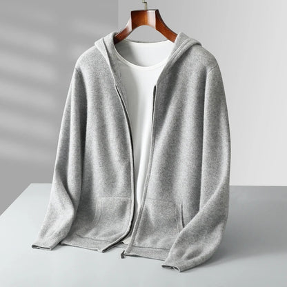 Caruso | Cashmere Zip Hoodie