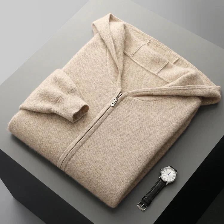 Caruso | Cashmere Zip Hoodie