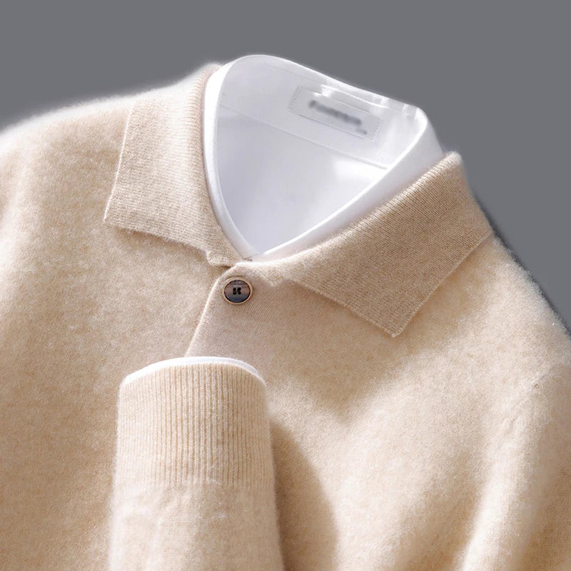 Belford | Cashmere Polo Sweater