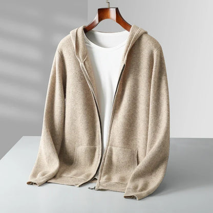 Caruso | Cashmere Zip Hoodie