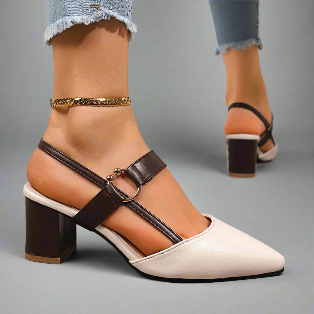 Elvira | Henley Leather Heels