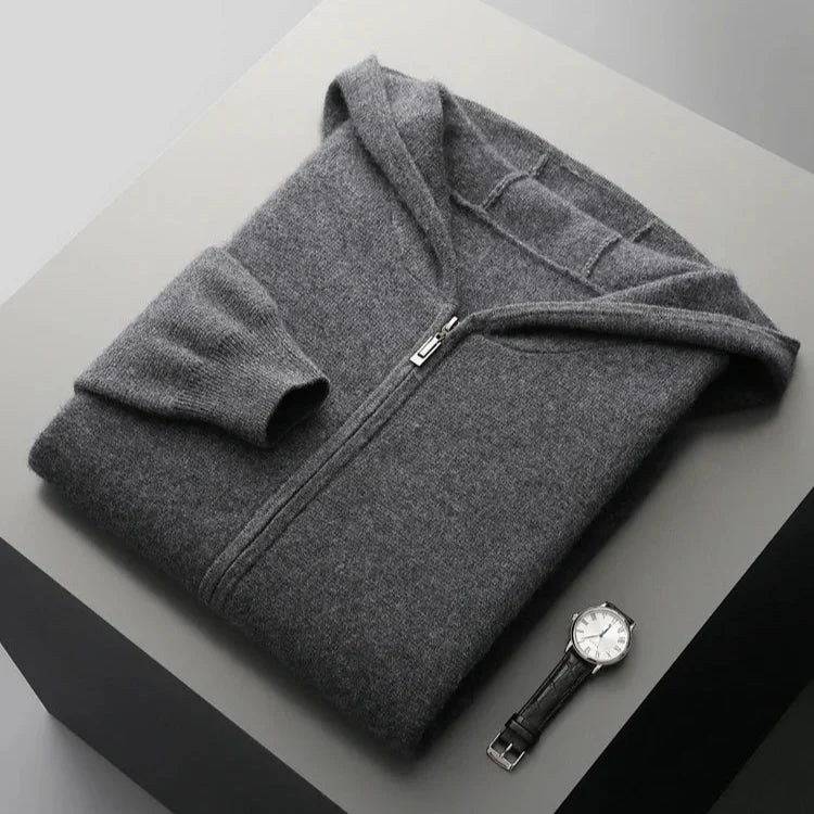 Caruso | Cashmere Zip Hoodie