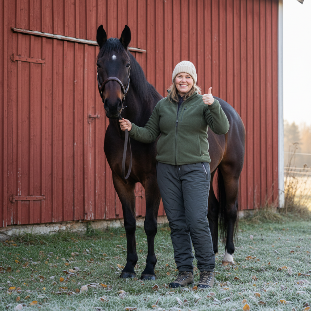 Värmande fleecebyxor