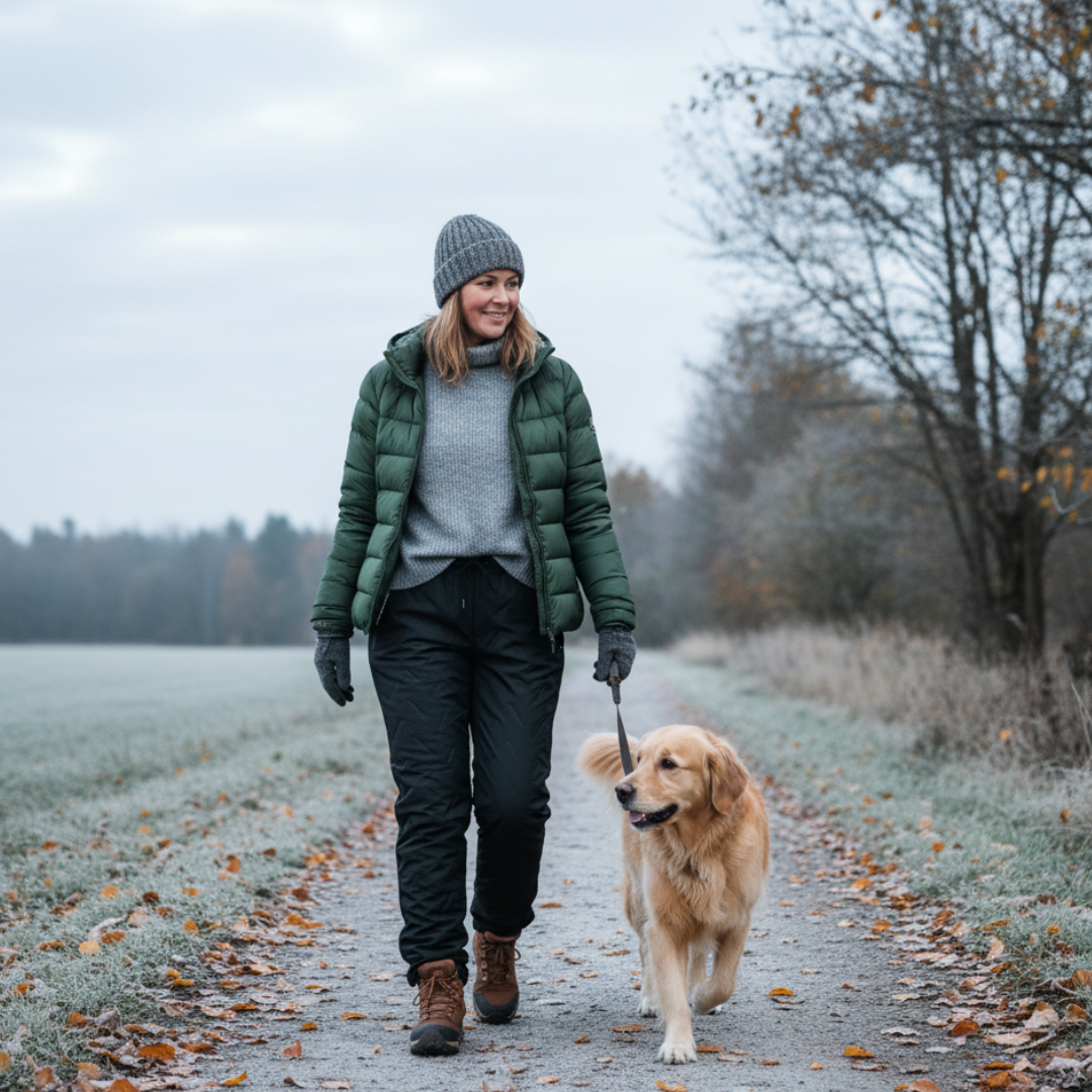 Värmande fleecebyxor