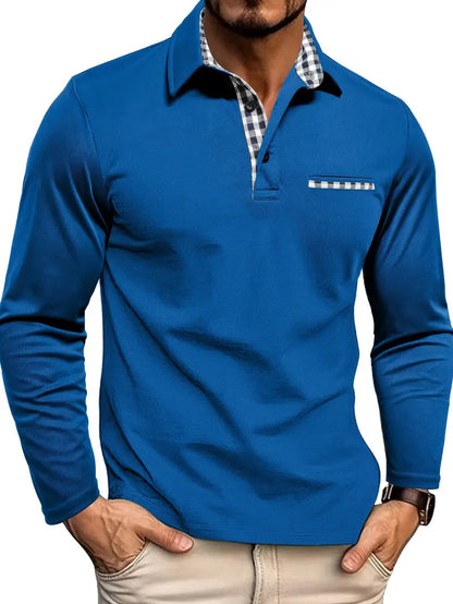 Van Laar – Långärmad Polo-Shirt