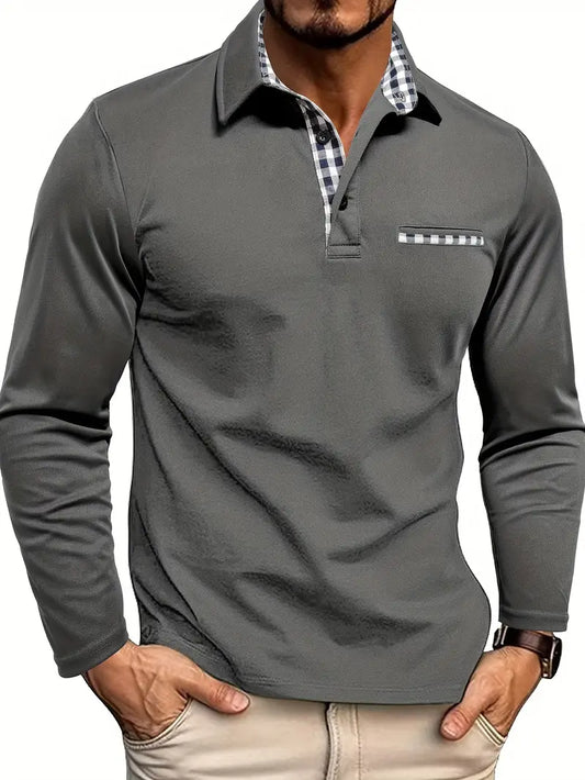 Van Laar – Långärmad Polo-Shirt