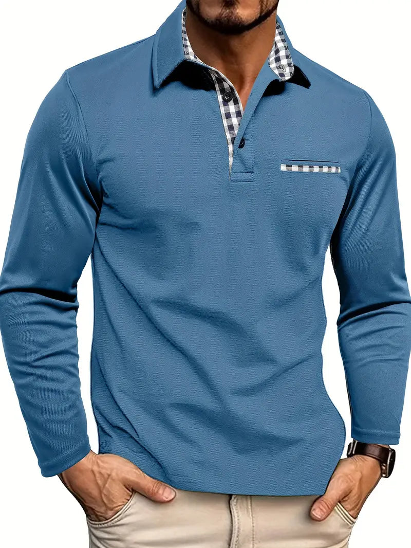 Van Laar – Långärmad Polo-Shirt