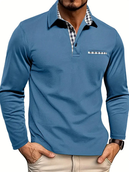Van Laar – Långärmad Polo-Shirt