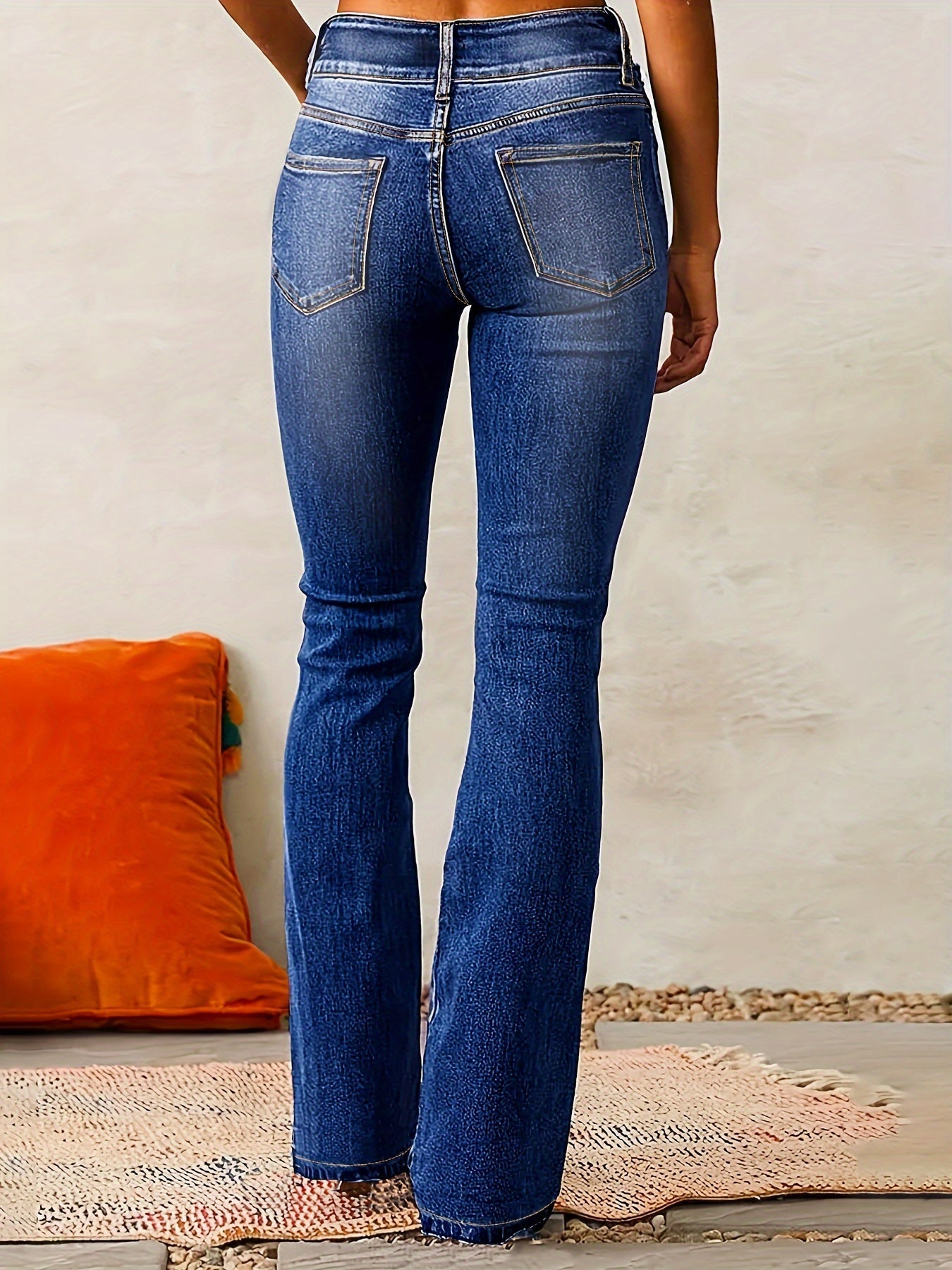 Aya | Högmidjade vida jeans