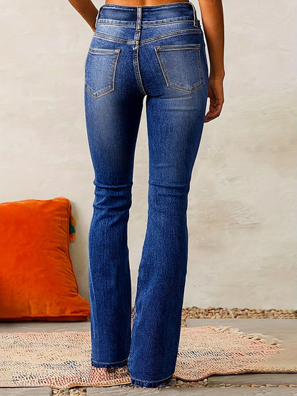 Aya | Högmidjade vida jeans